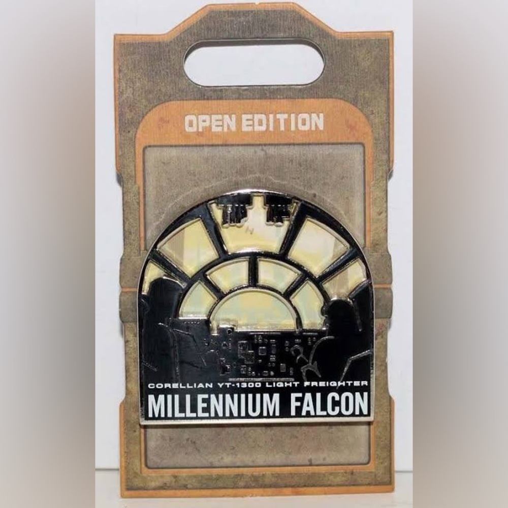 Millennium Falcon Star Wars Open Edition Pin Disneyland